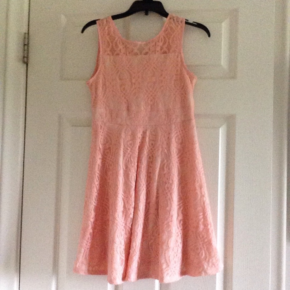 Girls pink dress